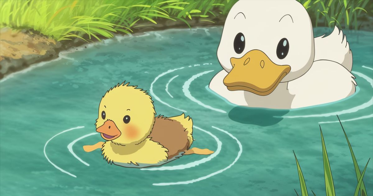 Duckling's First Paddle