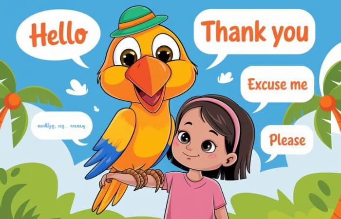 Pip the Polite Parrot